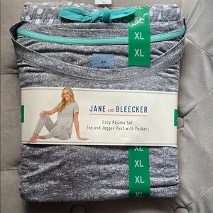 Jane and Bleecker Gray Pajama Set